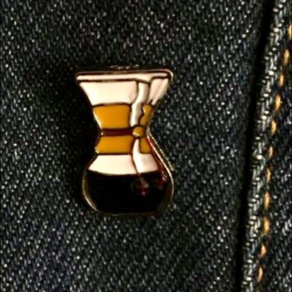 BOGO Set of 2 Barista Coffee Lover Pins